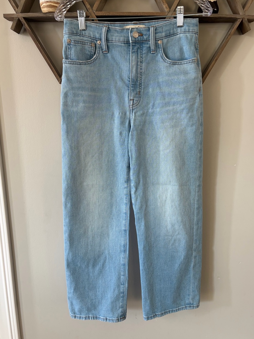 Madewell Slim Wide Leg Crop Jeans. Size 27.